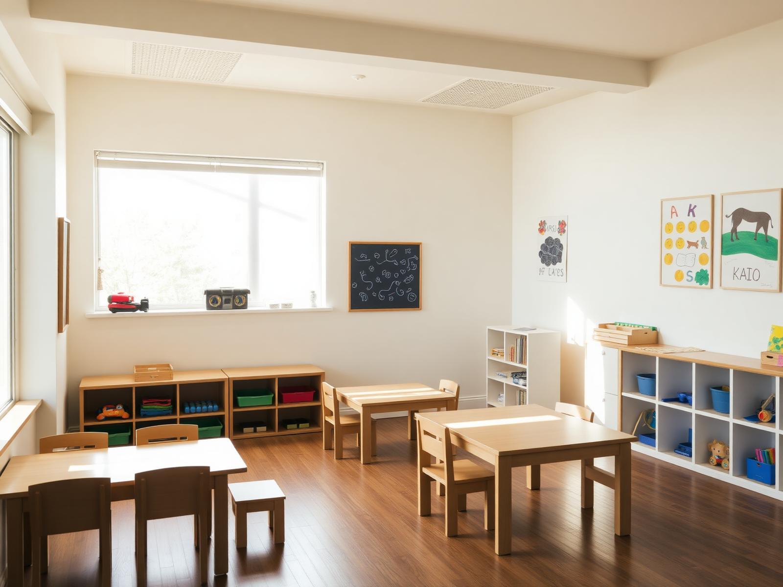 Bright, welcoming New Zealand childcare centre classroom